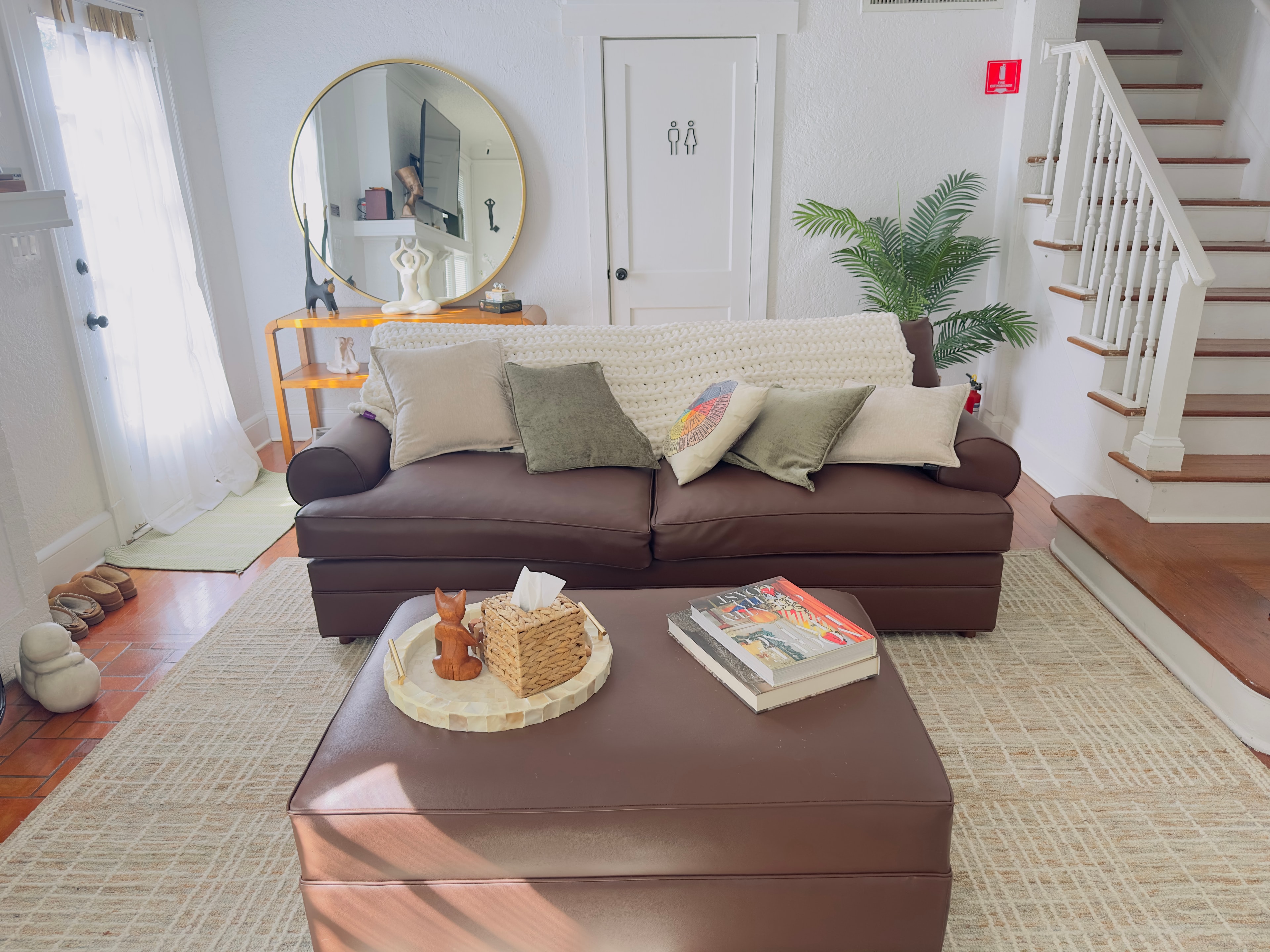 Therapy office waiting area