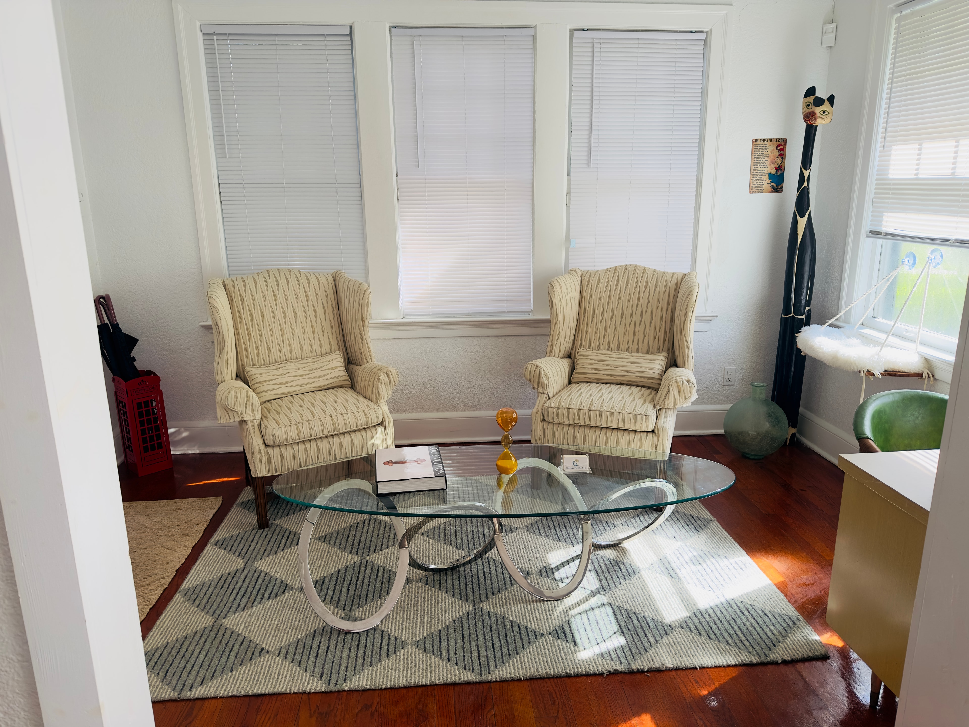 Comfortable seating area